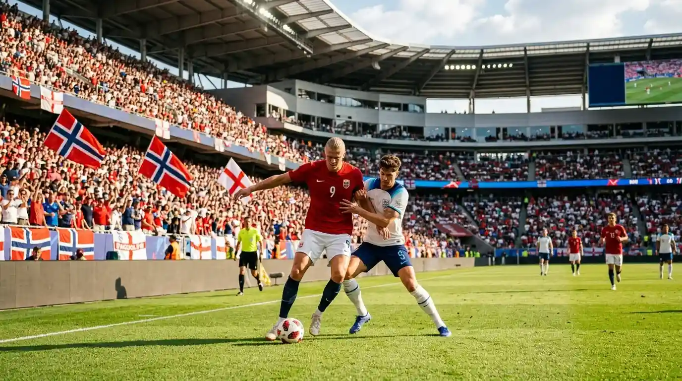 Nórsko vs Anglicko v štvrťfinále MS 2026 na Hard Rock Stadium v Miami