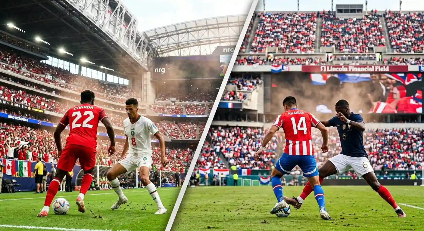 Dva osemfinálové zápasy MS 2026 z 4. júla — Kanada vs Maroko a Paraguaj vs Francúzsko